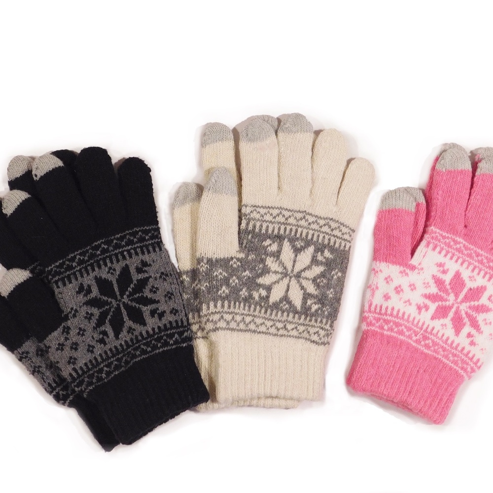 Touch-Screen Knit Gloves